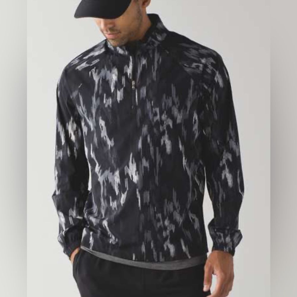 Lululemon Surge Face Half Zip Windbreaker L